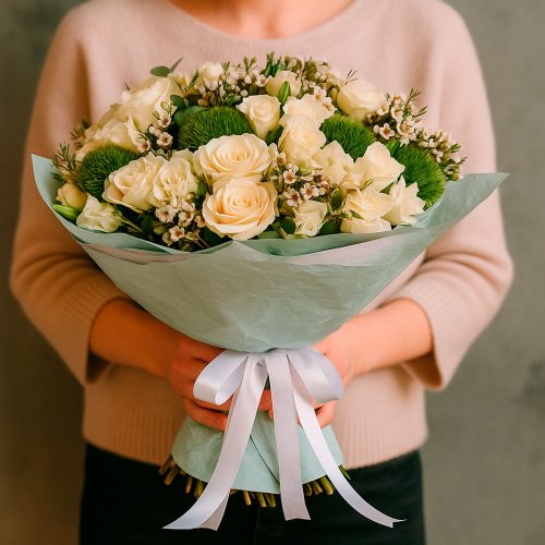 Букет цветов «Зимний пейзаж»